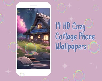 Cosy Cottage Kawaii Anime Telefoon Wallpaper Achtergronden