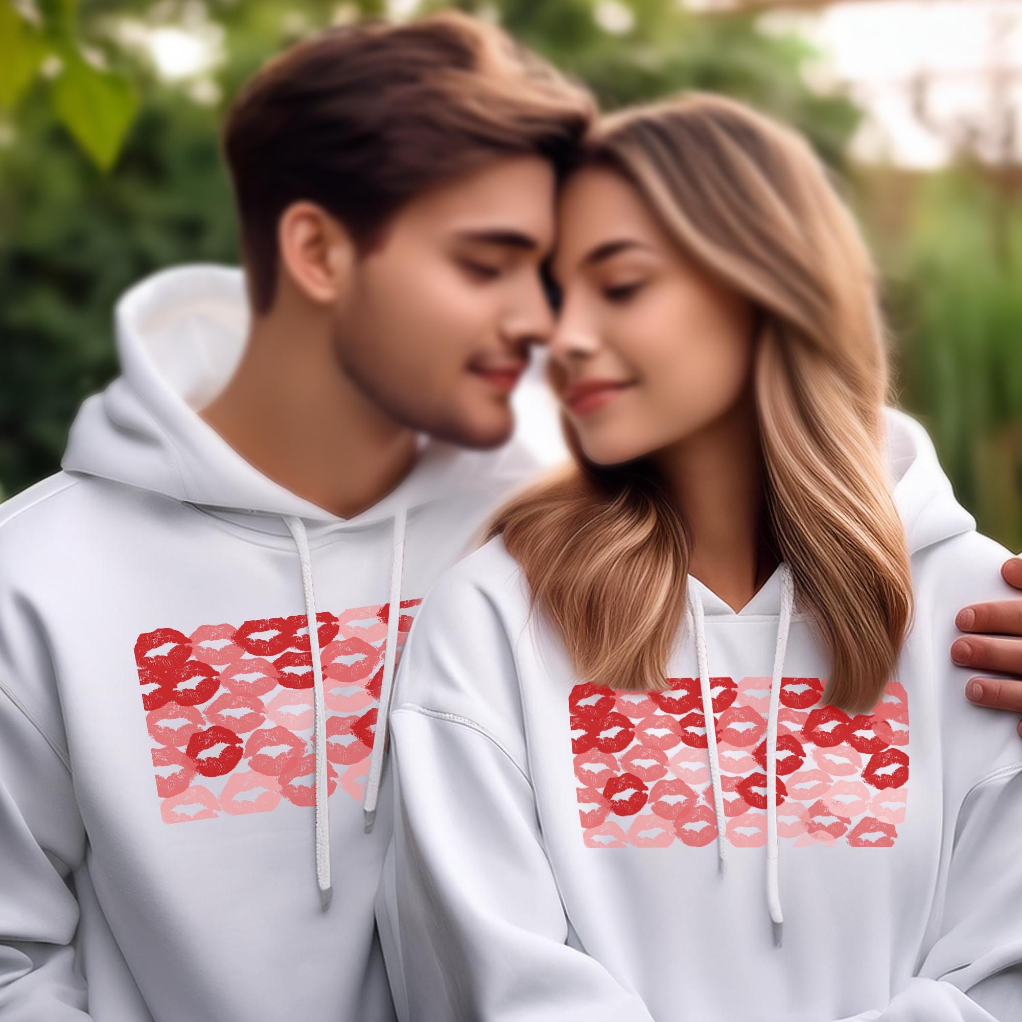 The Kisses Hoodie - Couples, Love, Valentine's Day, Gift for