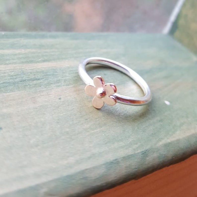 Flower Ring,925 Sterling Silver Ring,Silver Flower Ring,Knuckle Ring,Minimalist Ring,Rings For Women,Dainty Rings,Couple Rings,Gift Rings
