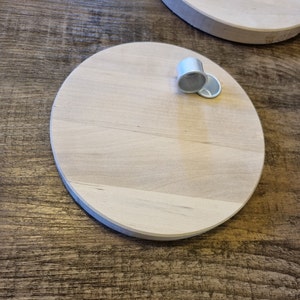 Wooden disc in BIRCH - 16 cm (tree disc | candle holder | wooden disc | wooden board | birthday | wooden blank)