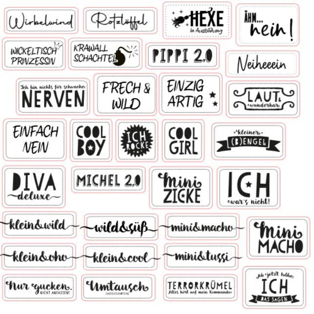 Produktbild von Kunstleder-Label-Set – 12 Aufnäher Mit Herz, Stern & Anker, 50x20 Mm, Braun Mit Samtiger Rückseite – Mit Nählöchern, 40°C Waschbar