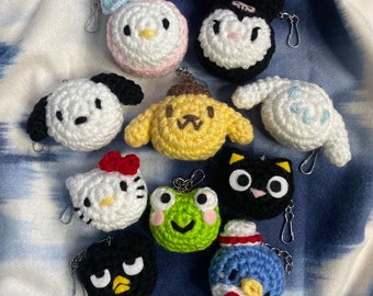 Llaveros Amigurumi Sanrio de Ganchillo
