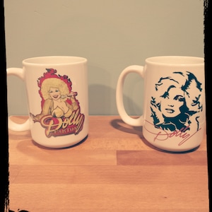 Dolly Parton coffee mugs