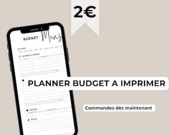 PLANNER BUDGET MENSUEL