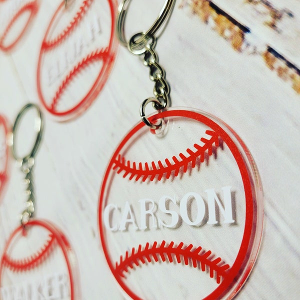 Personalized Backpack Tags Baseball Etsy