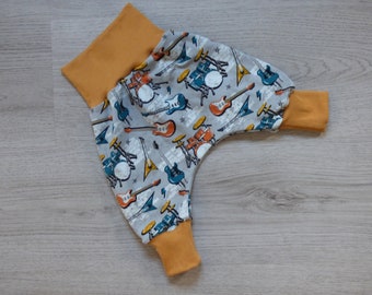 Pumphose/Mitwachshose/Babyhose/Kinderhose/Rockstar/Instrumente/Bio-Stoffe/Biobaumwolle/nachhaltig