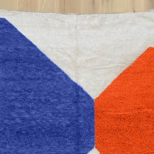 New Custom Moroccan rug , Handmade Moroccan Rugs , Beni ourain carpet , shops Genuine Wool rug , Berber carpet ,Custom wool rugs
