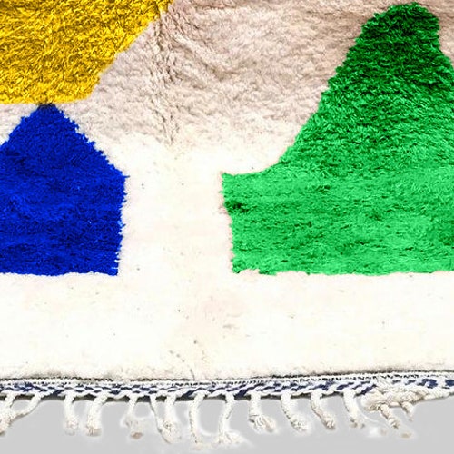 New Custom Moroccan rug , Multicolored Handmade shops Moroccan Rug , Beni ourain carpet , Genuine Wool rug , Berber carpet , Custom wool rugs
