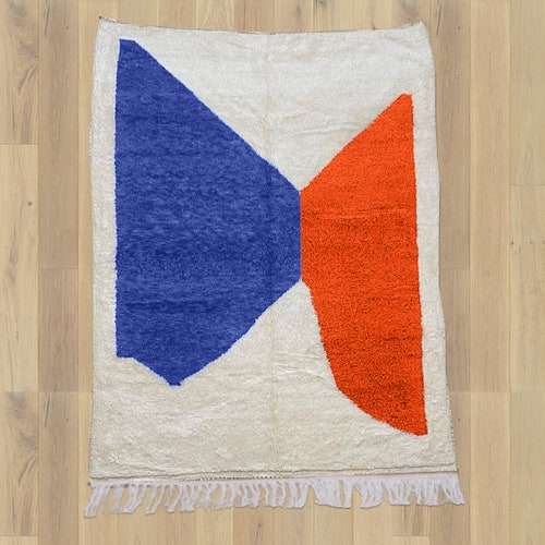 New Custom Moroccan rug , Handmade Moroccan Rugs , Beni ourain carpet , shops Genuine Wool rug , Berber carpet ,Custom wool rugs
