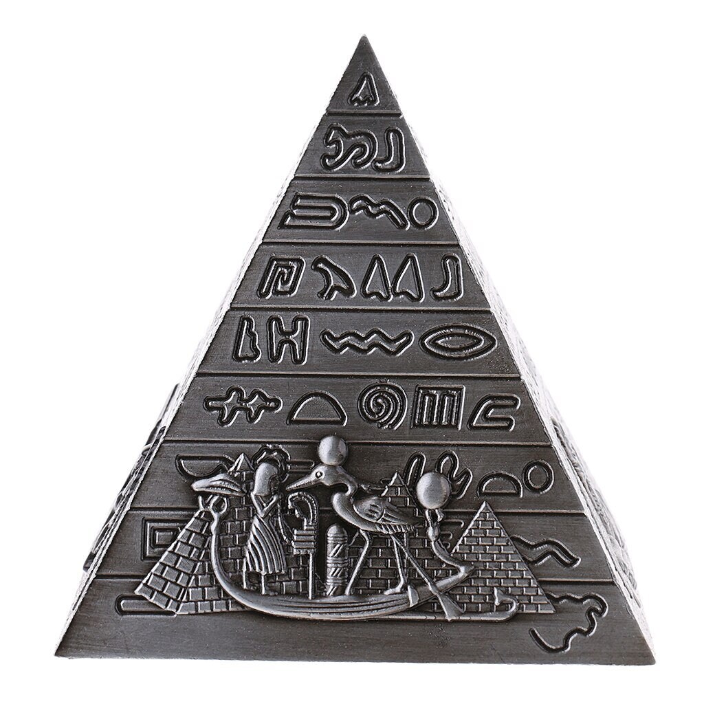 Ancient Egyptian Landmark Metal Pyramids Statues 3 color Etsy
