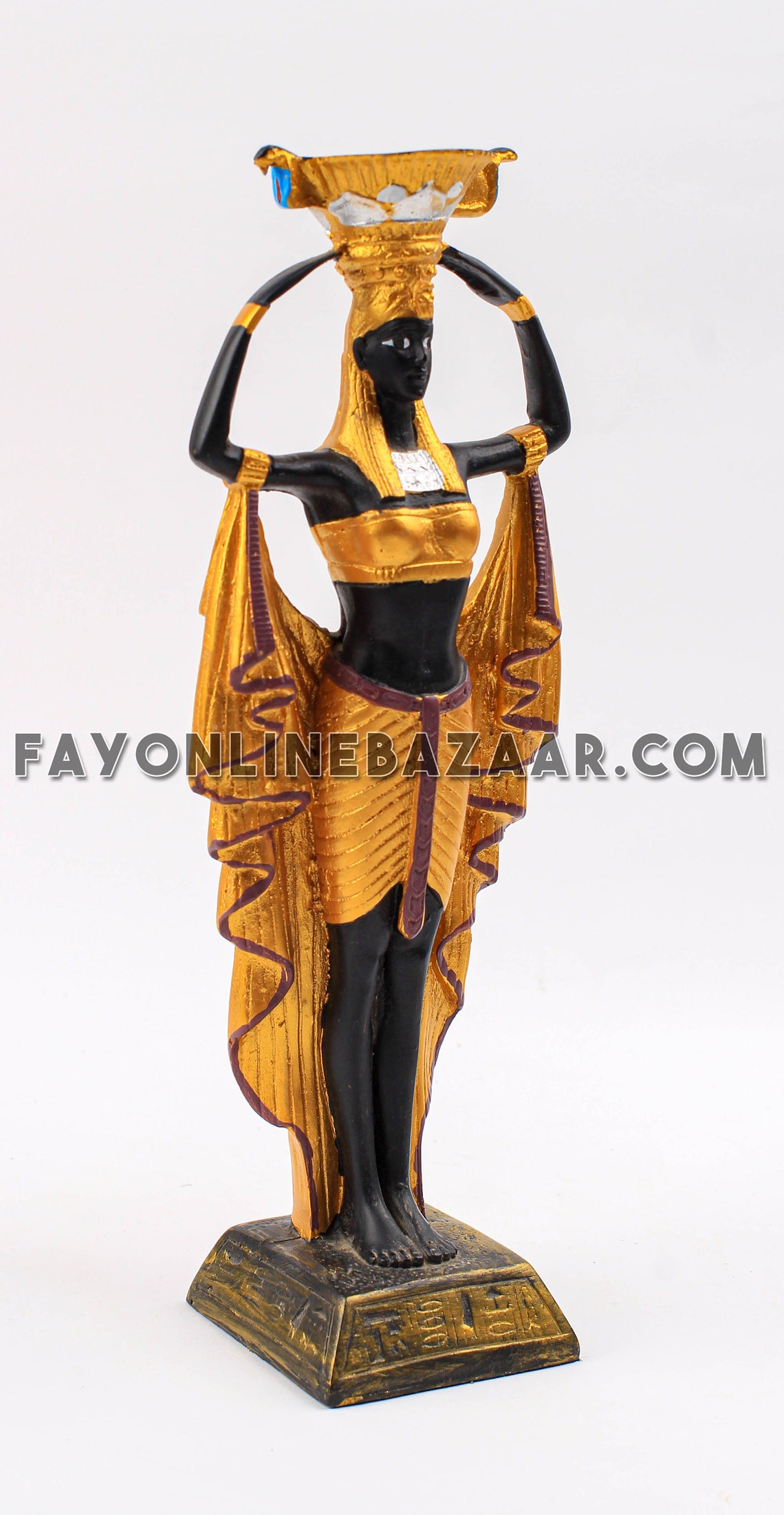 Statue Of Cleopatra S Egyptian Nubian Maiden Servants With Etsy