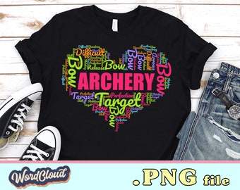 Bogenschießen Mädchen | PNG-Dateien für die Sublimation | Sublimation-Designs Downloads | PNG-Dateien für T-Shirts | Digitaler Download