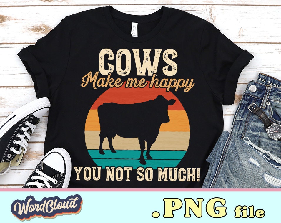 Homiehug Cows Make Me Happy You, Not So Much Soft Blanket Flannel Cozy Cute Animal Fuzzy Throws for Nap Bed Couch Home Decor Child Women Men Gifts All
