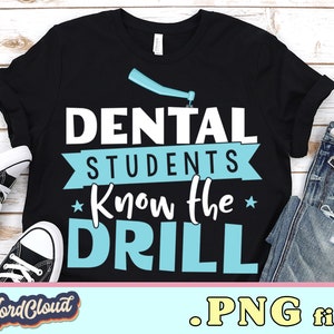 Sublimación dentista / Camisa dentista / Archivos PNG para la sublimación / Descargas de diseños de sublimación / Archivos PNG para camisetas / Descarga digital