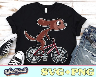 Dog On Bicycle, Biking Svg, Biker Svg, Riding A Bicycle Svg, Cycling Gift, Dog Lover, Pet Lover Gift, Bicycle Gift, New Puppy Gift