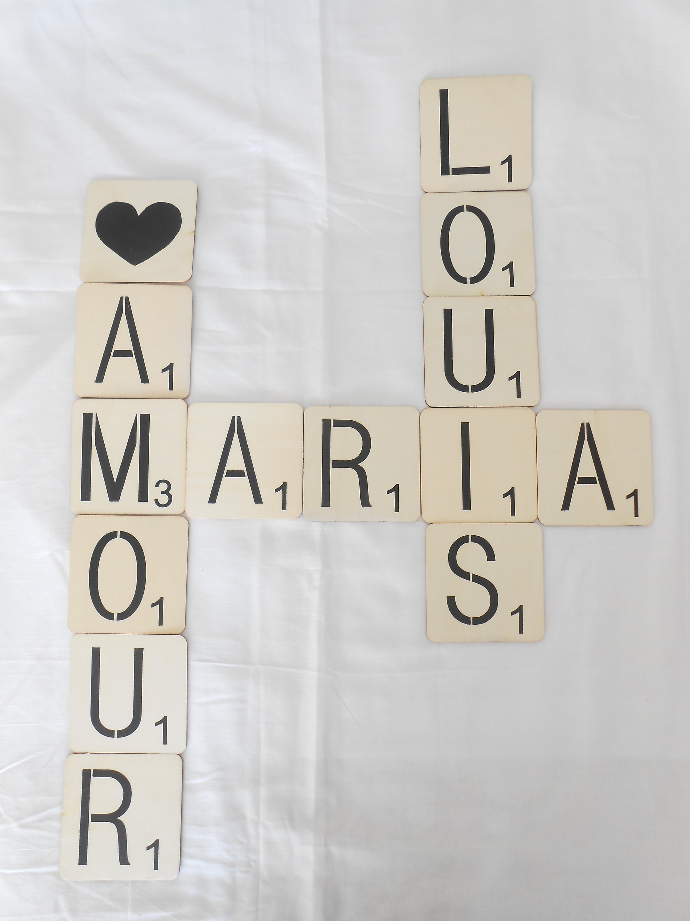 Lettre Scrabble Bois