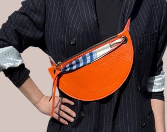 Sjaal heuptas leren accessoire