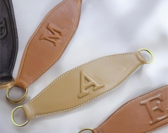Sjaaltas met leren handvat, accessoire
