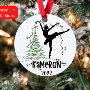 Personalized Girl's Ornament | 2023 Personalized Custom Keepsake | Ballerina Girl Ornament | Dancer Ornament | Ballet Gift for Girl