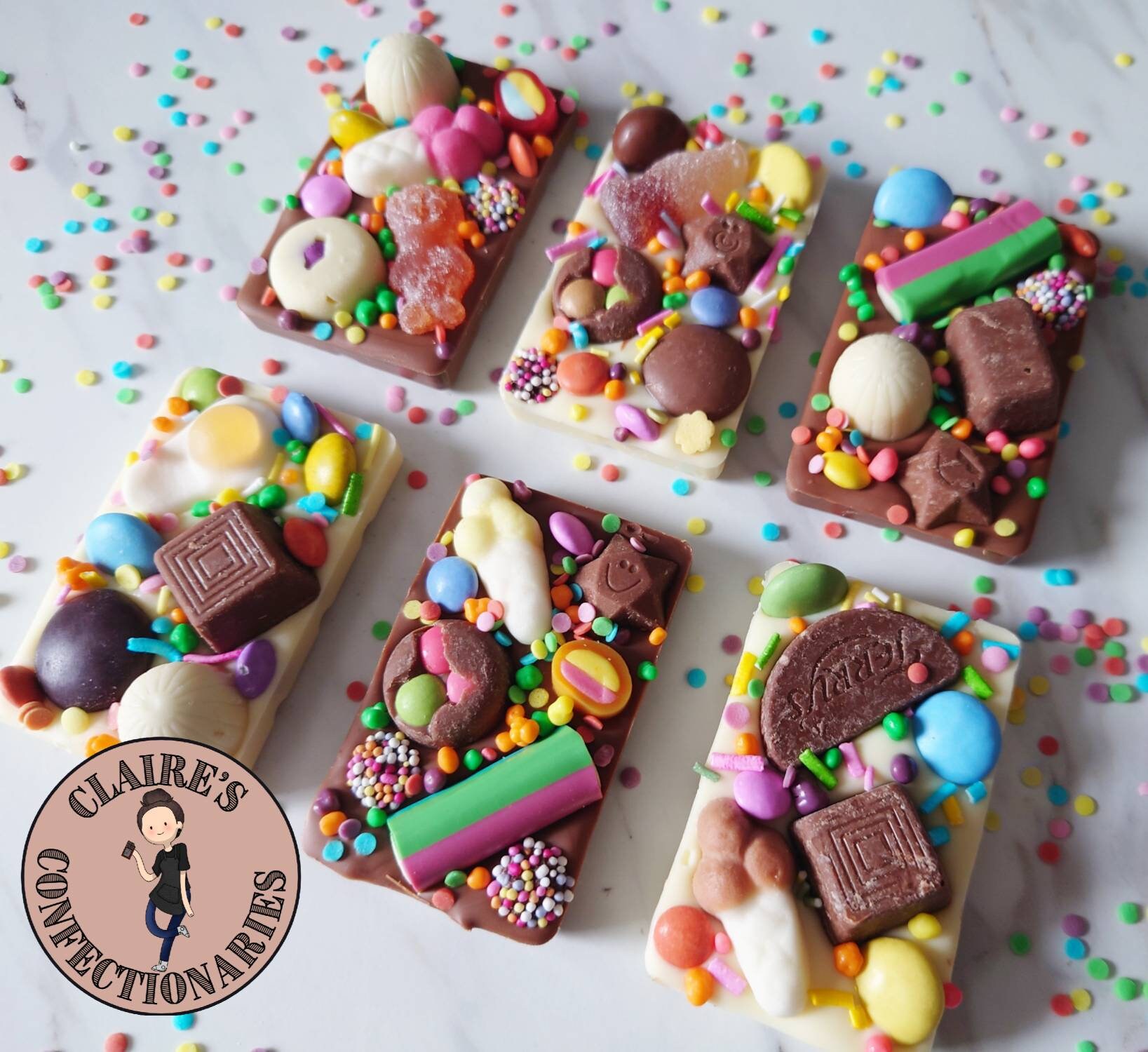 Mini Chocolate Treat Bars/mini Chocolates/ Milk Etsy