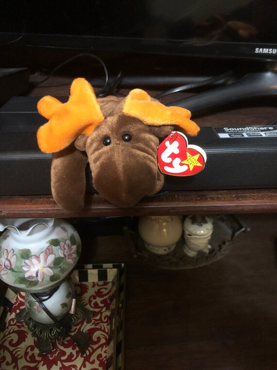 Original 1993 Chocolate the Moose Beanie Baby Etsy