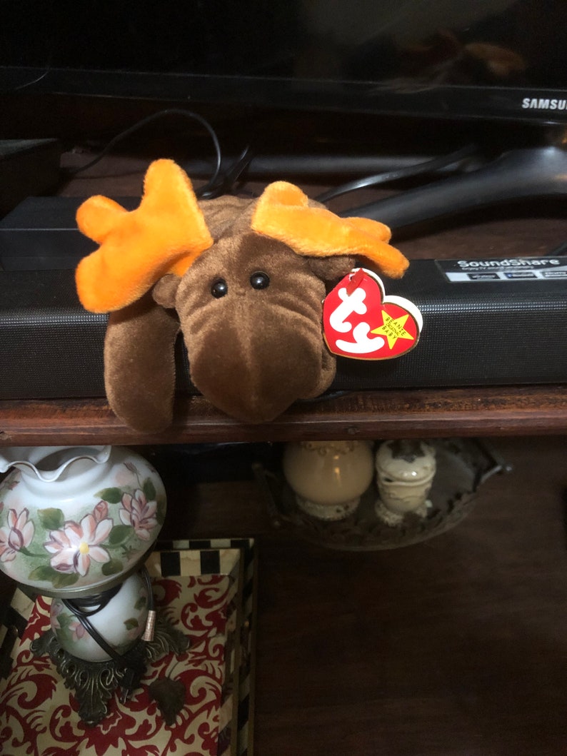 Original 1993 Chocolate the Moose Beanie Baby | Etsy