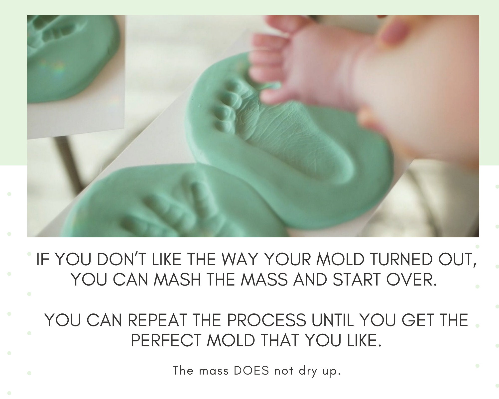 Hand and foot keepsake for mothers day.Keepsake Etsy