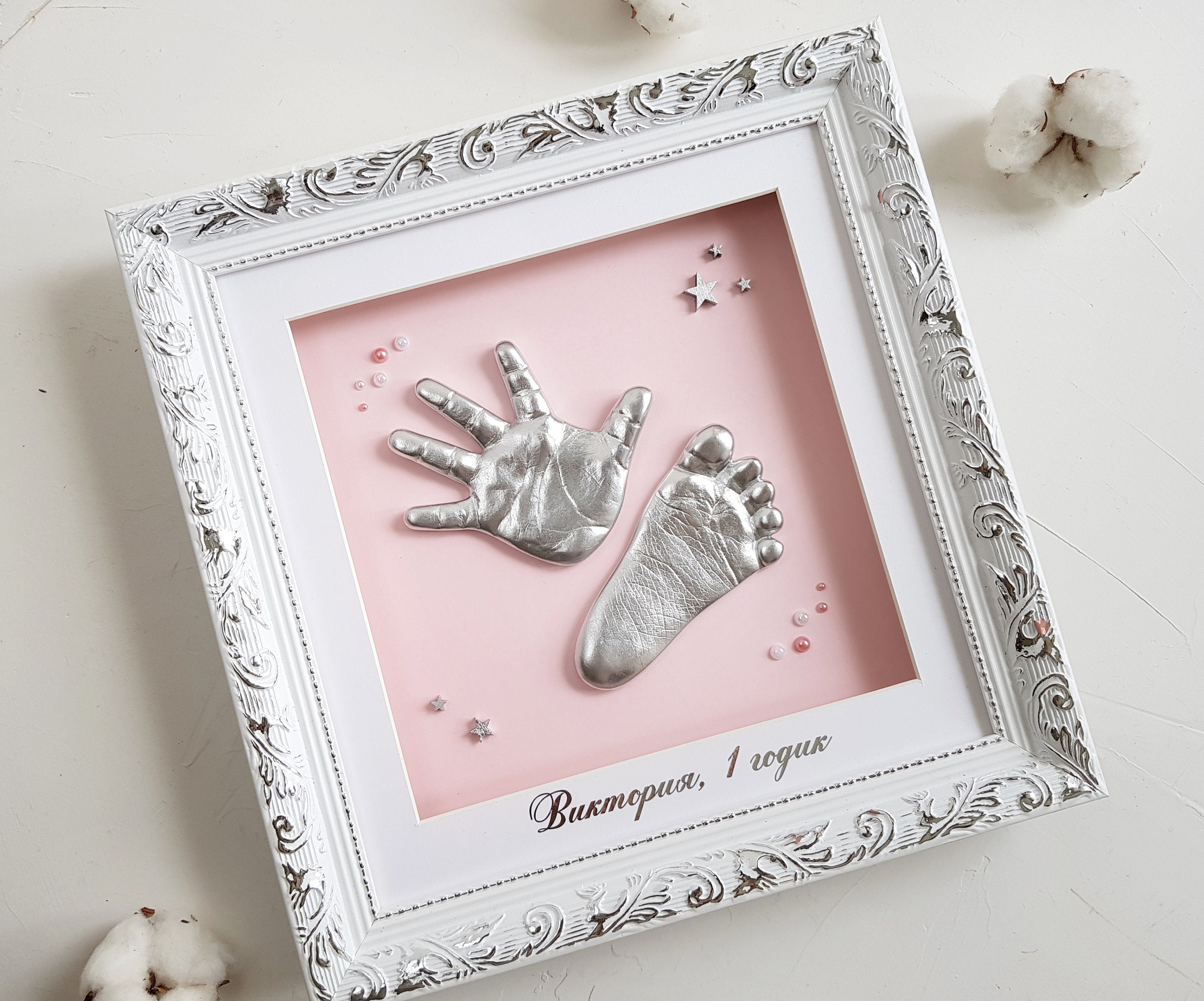 Baby footprint kit infant handprint keepsake DIY as new baby Etsy