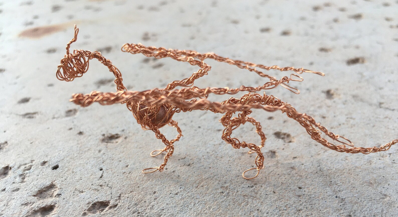Cute Copper Wire Dragon Etsy