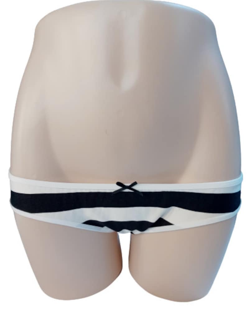 Jokerette Ultra-Low Rise Striped Cosplay Japanese Stripped Panties image 2