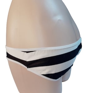 Jokerette Ultra-Low Rise Striped Cosplay Japanese Stripped Panties image 4