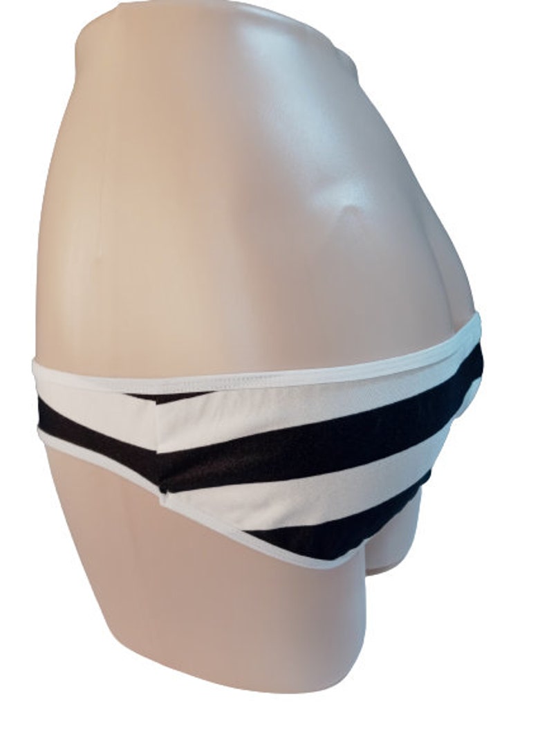 Jokerette Ultra-Low Rise Striped Cosplay Japanese Stripped Panties image 4