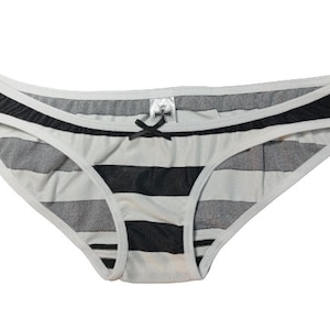 Jokerette Ultra-Low Rise Striped Cosplay Japanese Stripped Panties image 1