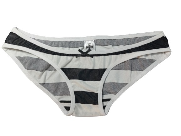 Japanese Anime Girl Shimapan Lingerie Panties Striped Blue and