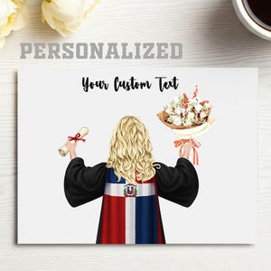 Gepersonaliseerde afstudeerkaart – aangepast afstudeercadeau met naam, gepersonaliseerde digitale afstudeerkaart – afdrukbaar cadeau klasse 2025