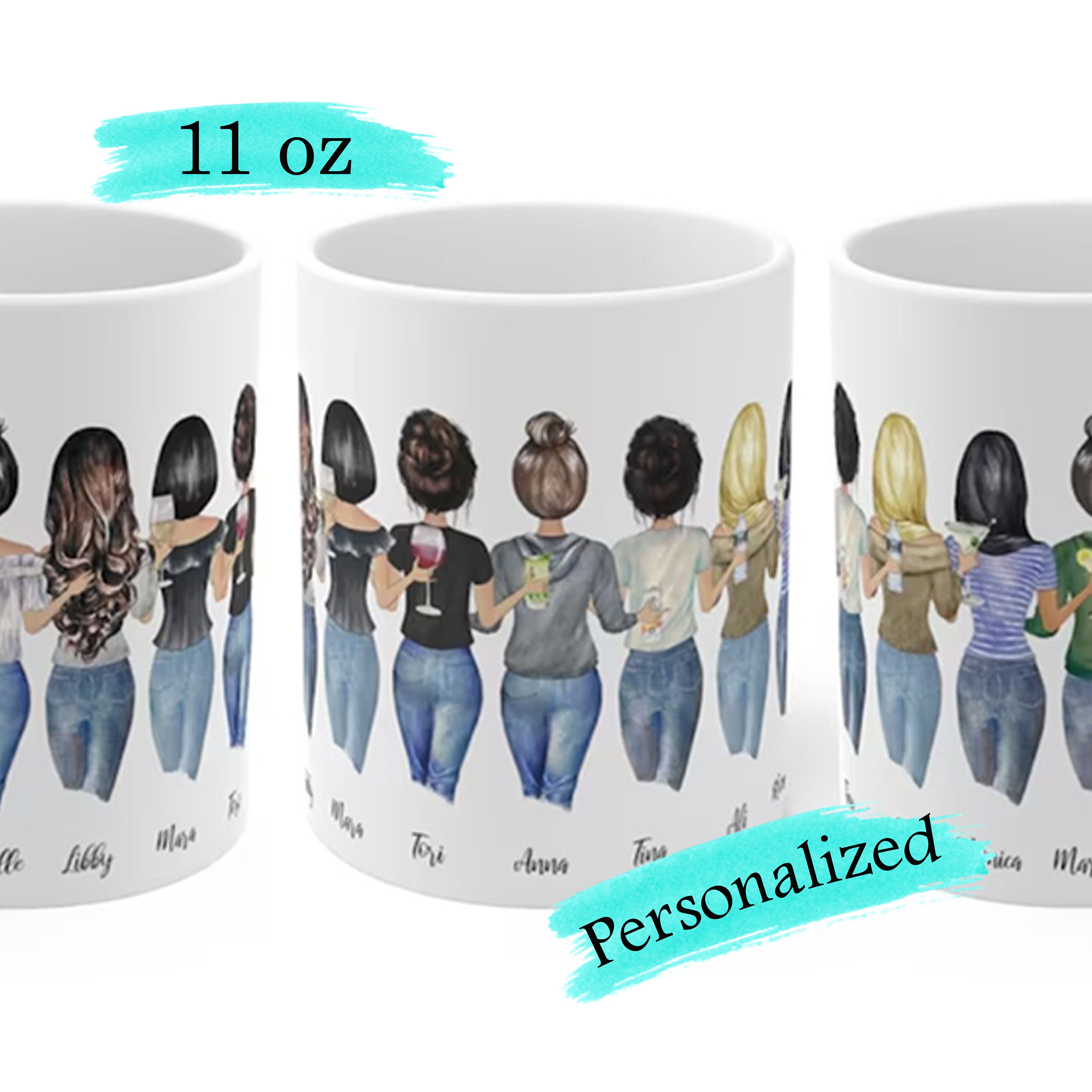 Friends mug, Chibi friends mug, Friends serie tv show, 15 oz mug, Perfect  gift, Gift for him, Gift for her