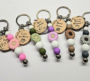 Porte-clés Remerciement Nounou – Cadeau Personnalisé Fin De Contrat | Pour ATSEM, AVS, Institutrice
