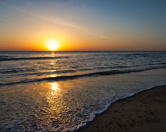 A beautiful Sunrise from the Outer Banks (OBX) NC.  option 2 brighter.