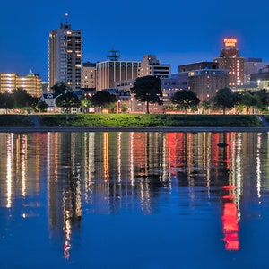 Harrisburg Pennsylvania at Night
