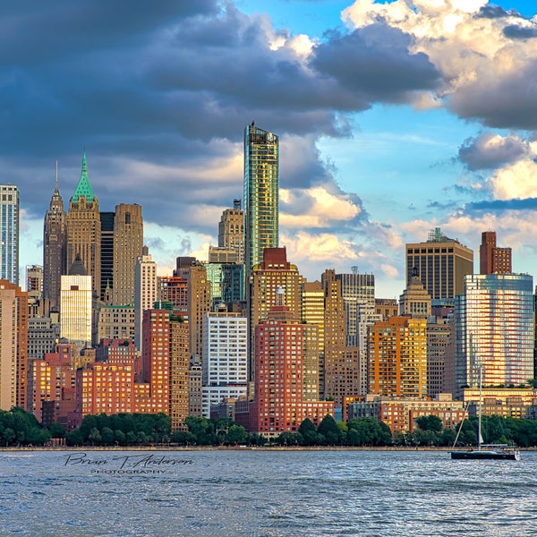 Photo of Lower New York City from the Hudson Side