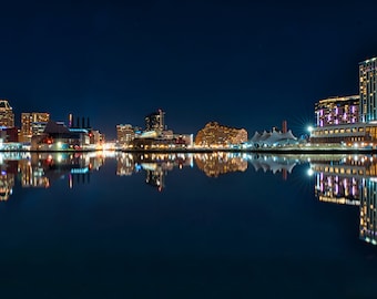 A print or canvas of Baltimore MD,  Inner Harbor