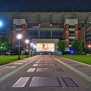 A print or canvas of Bryant-Denny Stadium of the University of Alabama (Day or Night option)