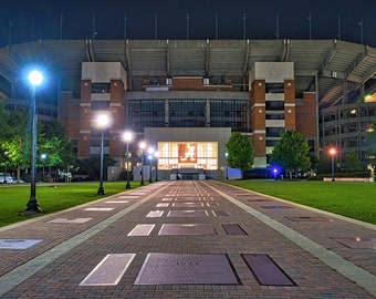 A print or canvas of Bryant-Denny Stadium of the University of Alabama (Day or Night option)