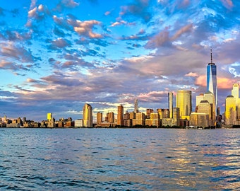 Manhattan Skyline, Manhattan City Scape.  Original Art from Photographer Brian T. Anderson