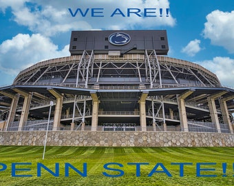 A photo or a Canvas option of Beaver Stadium Penn State