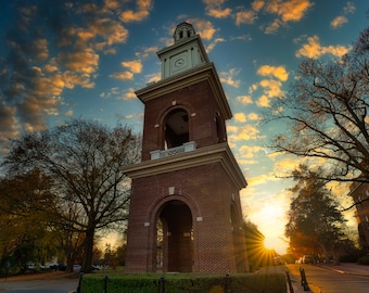 A professional print or canvas of The Clock Tower at The University of Mary Washington