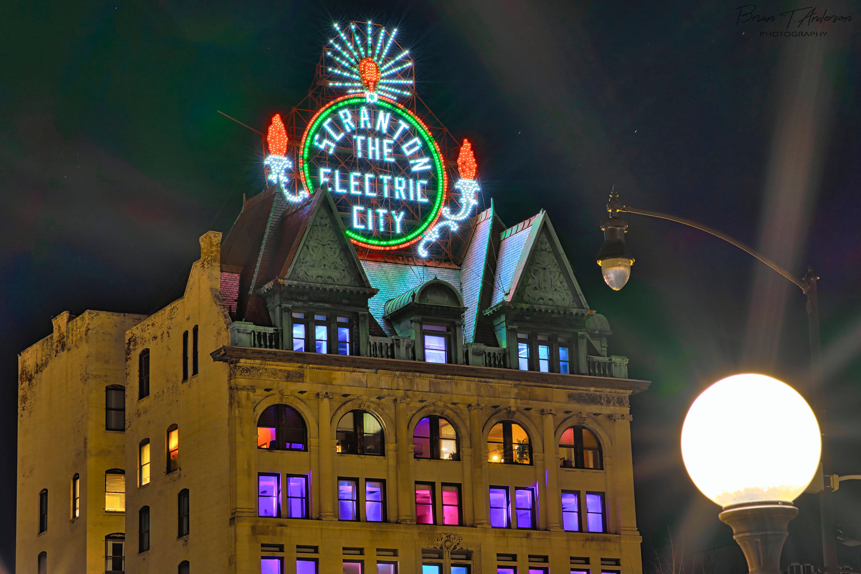The Electric City Sign in Scranton Pa