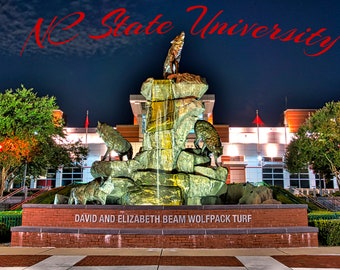 NC state's Carter-Finley Stadium Entrance.