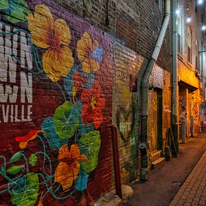 Downtown Knoxville on a Saturday Night