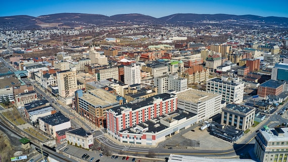A Print or Canvas of Downtown Scranton Pennsylvania - Etsy